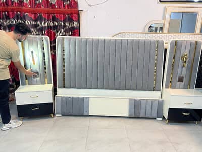 Bed set- double bed set- Poshish bed- King size bed set- bed for sale