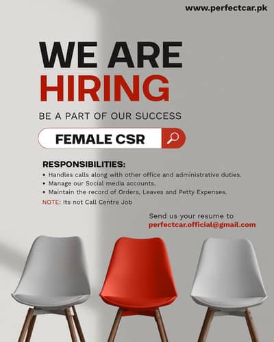 Female CSR Required