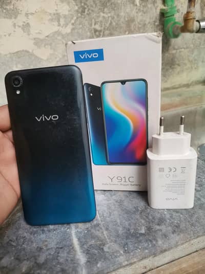vivo y91C 2+32 full box lash condition