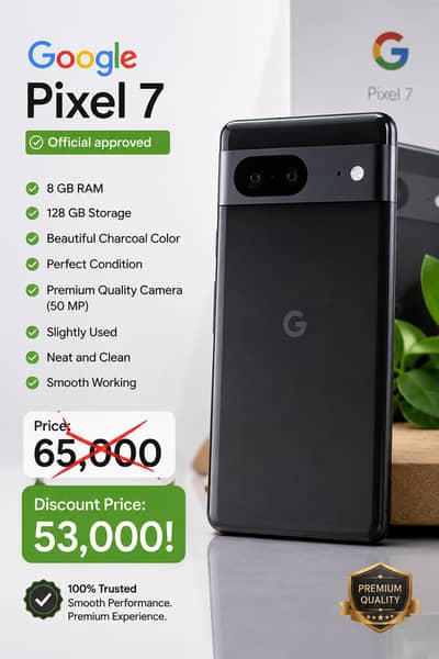 Google Pixel 7 - Perfect Condition