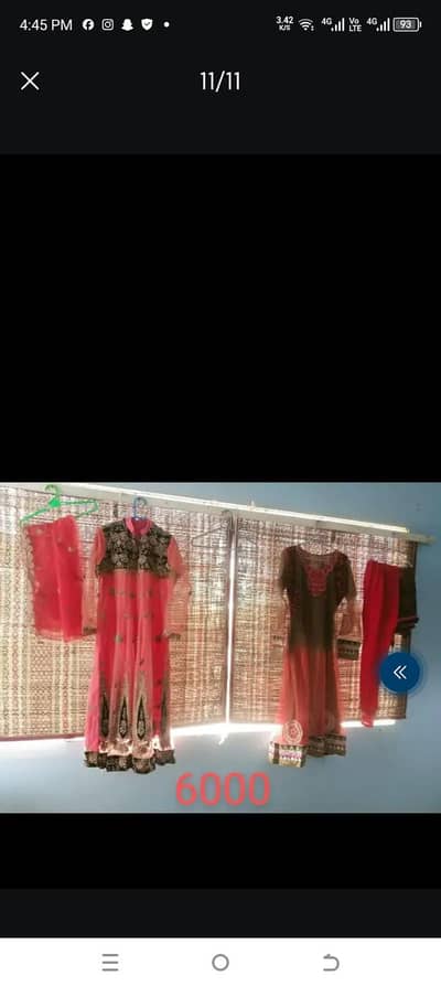 Full embroidery dress for wedding and party starting from 3000