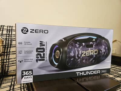 Zero Lifestyle Thunder Pro 120w Bluetooth Speaker (Brand new Seal Box)