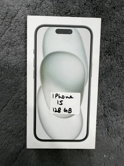 IPHONE 15 128 GB NON PTA BLACK BOX PACK PHYSICAL + eSIM BLACK