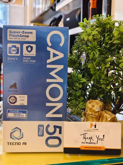 Tecno Camon 50 Pro 8GB/256GB | 144Hz AMOLED | 6500mAh Battery