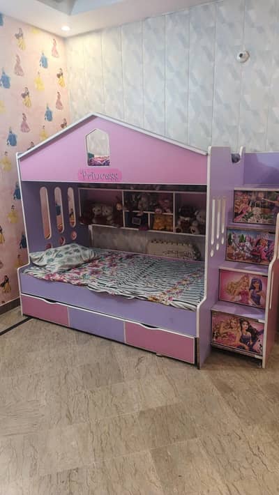 bunk bed bunker bed for kids room almost new 3 tiers