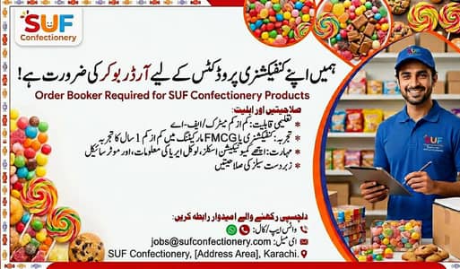 Hiring Order Booker for Confectionery/FMCG Company