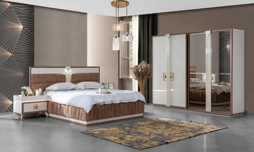 Bed set - double bed set- Poshish bed set - bed urgent sale