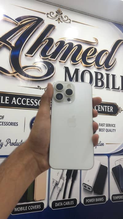 Apple iPhone 15 Pro Max white colour