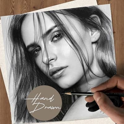 handmade pencil sketch