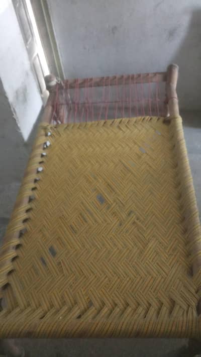used wooden charpai