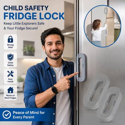 Premium Quality Fridge Lock – Baby Safety Refrigerator Door Lock