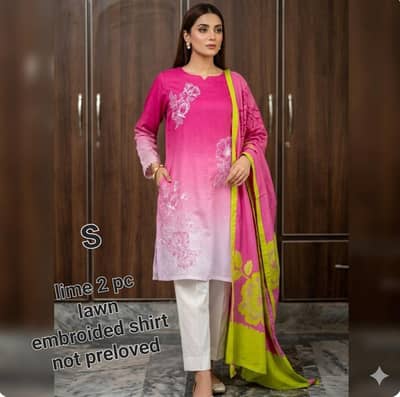 embroided lawn suit