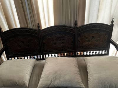 wooden sofas