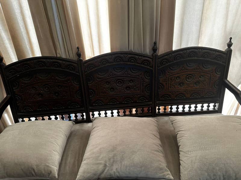 wooden sofas 0