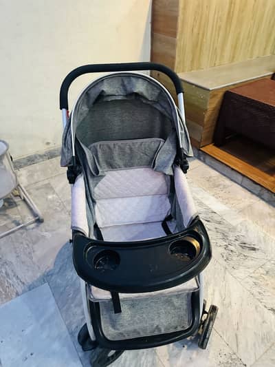 Pram baby walker