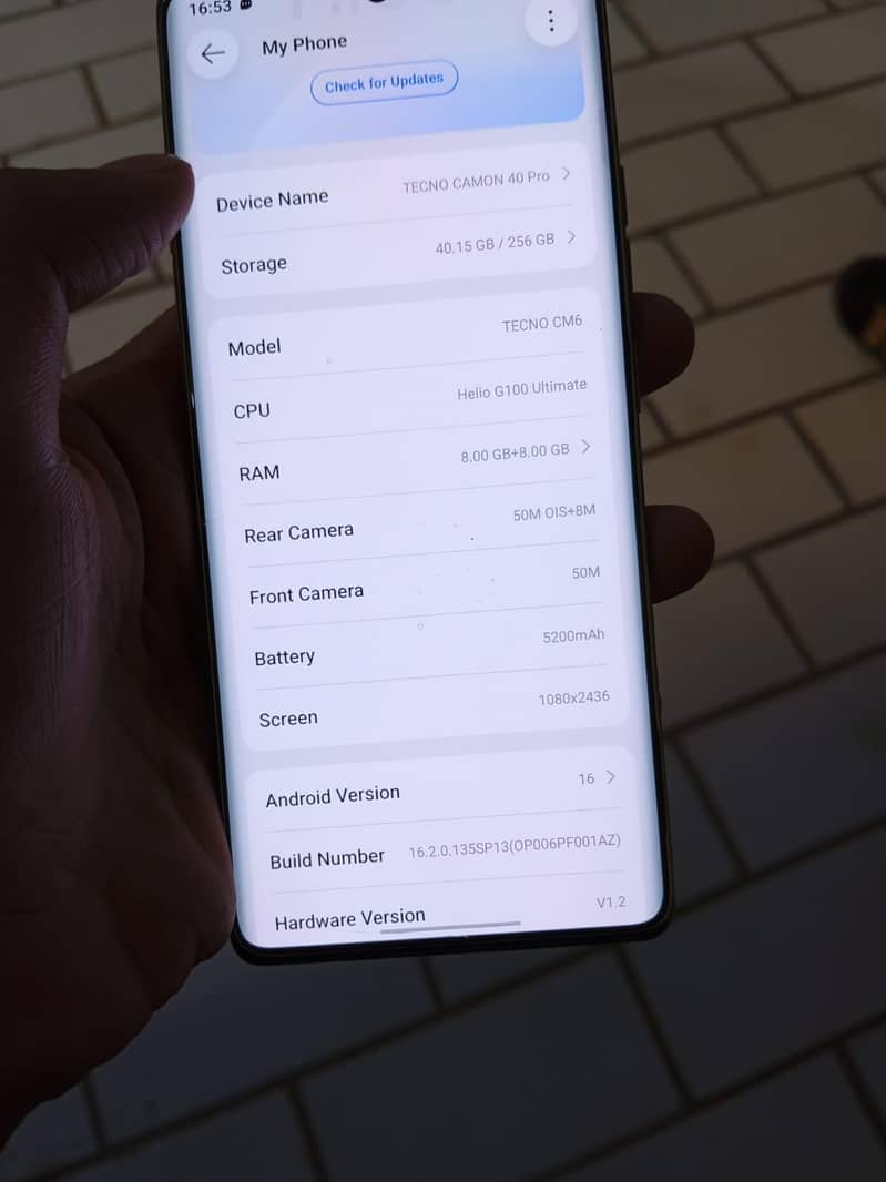 Tecno CAMON 40 Pro 1