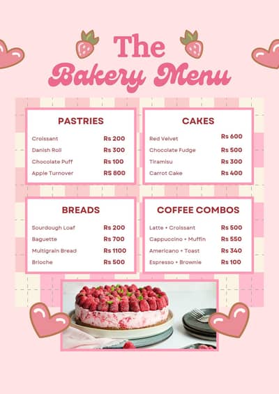 dikhan banner Menu Poster design -Rs 500 only
