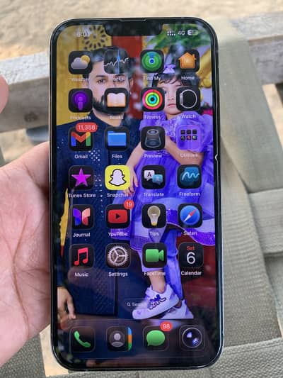 Apple iPhone 13 Pro Max 128gb dual PTA with box cable