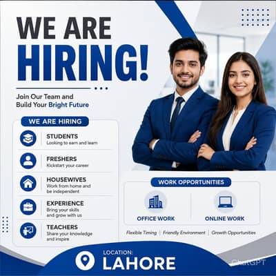 Golden Opportunity Available in Lahore.