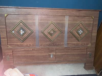 Double Bed Brown
