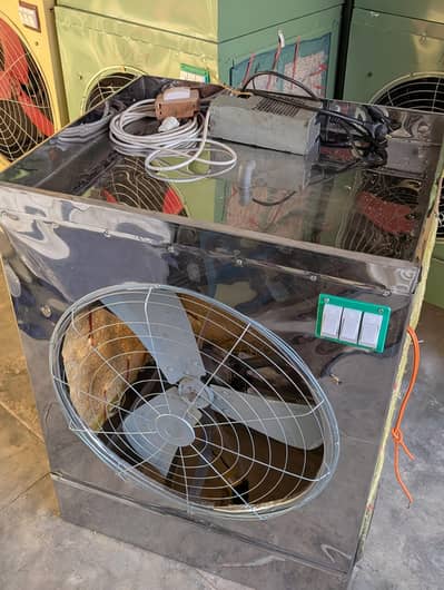 12 Watt Cooler Steel Cooler 27*23 Size + Frame  Ac Cooler Solar