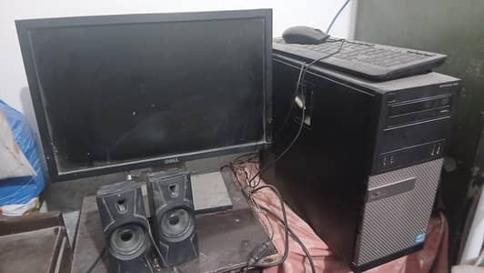 computer for sale and CPU keyboard mouse spspeaker LCD