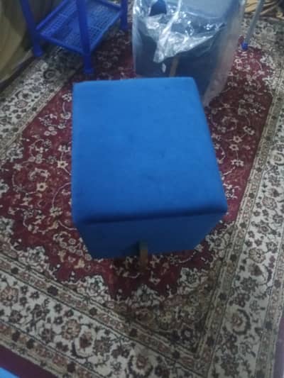 Swiss wood Monarch stool