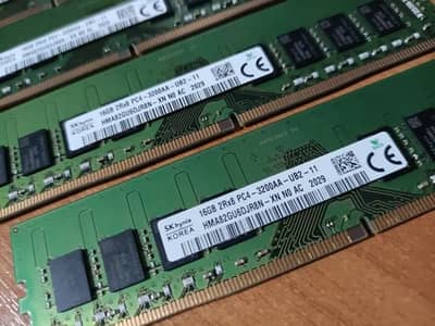 16 GB 3200 & 2666 (R-Xeon or U-i series) Rams Available