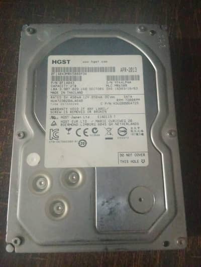 2 TB  Hard Slightly Use Health 