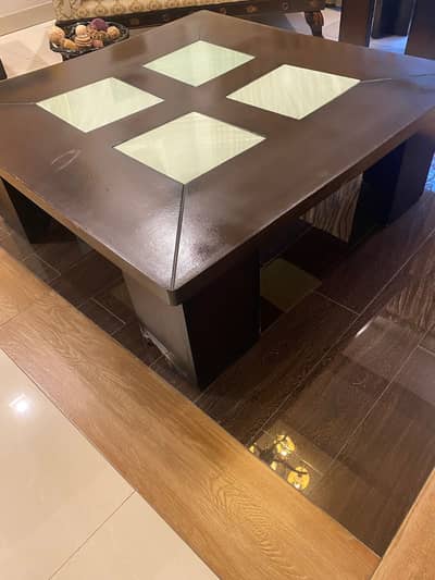 Used 3 piece coffee table for sale dha phase 6