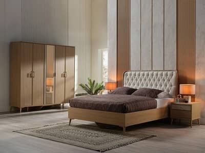 Bedroom furniture for sale - double bed set - bed side table dressing