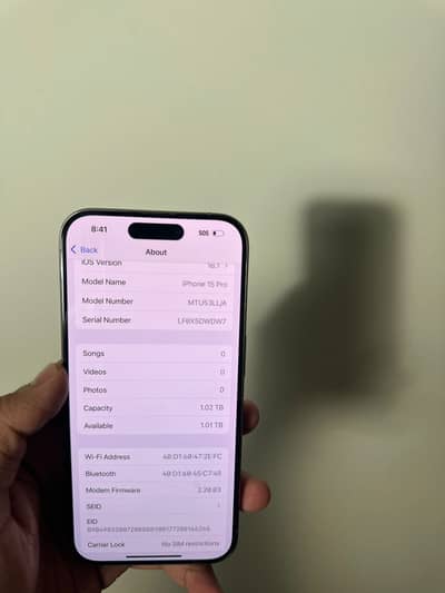 Iphone 15 Pro FU 1TB