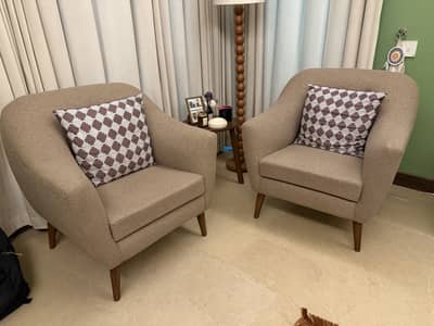 2 Boucle Sofa Chairs for Sale (Unused)