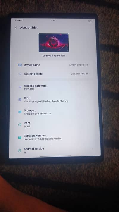 Lenovo legion tablet