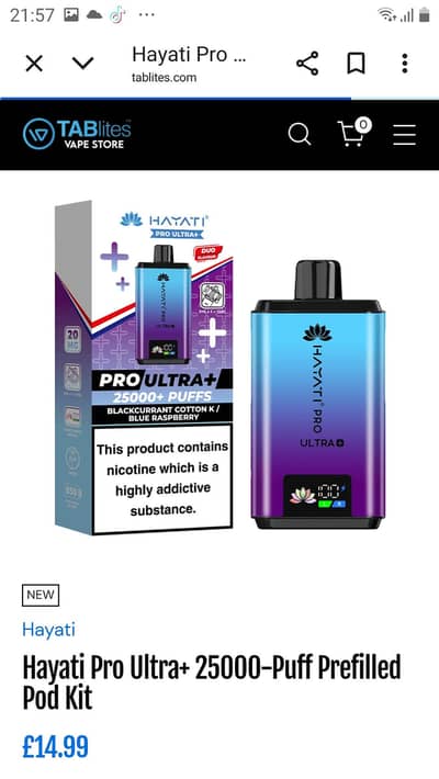 pod  vape ultrta pro plus