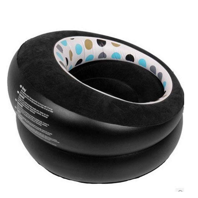 Black inflatable Sofa 1
