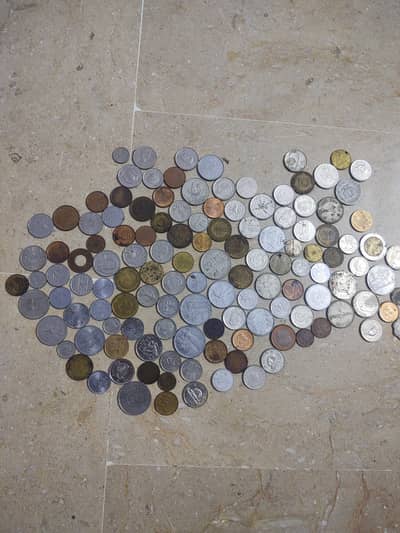 130 foreign coins in too reasonable price.