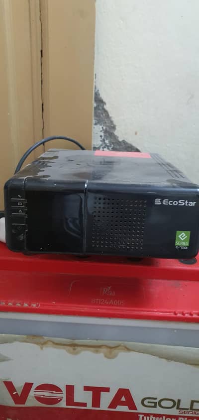 ecostar ups with volta tall tubular battery