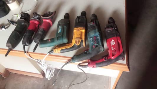 Grinder and Drill machines