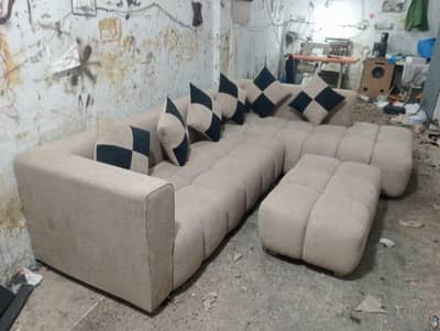 L shaped corner/7seter tawal fabric