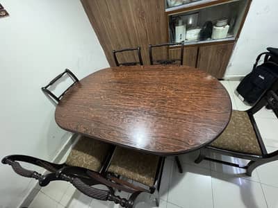 Wodden dinning table set
