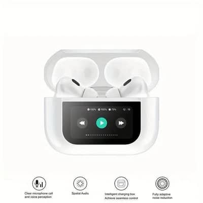 Digital screens control earbuds 5.2
