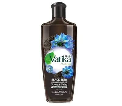 Vatika Naturals Black Seed Enriched Hair Oil for Stong & Shiny Hair -