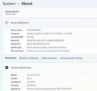Dell OptiPlex 9020 Complete Computer Setup For Sale