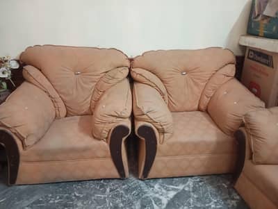 Two Single Sofas heavy comfortable and quality