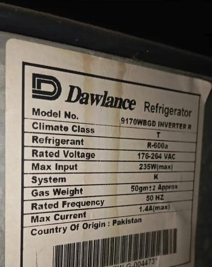 Dalance frige 1