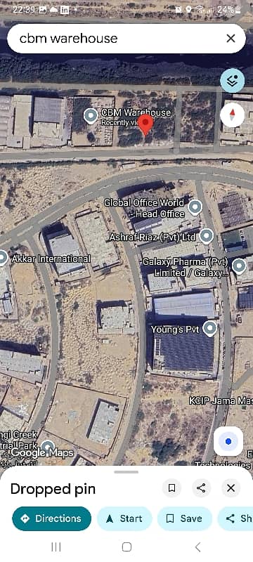 Commercial Industrial Land Foam 2 Near Afeef Packages And Industrial Park 3630 Sq Yards With Boundary Wall Constructed