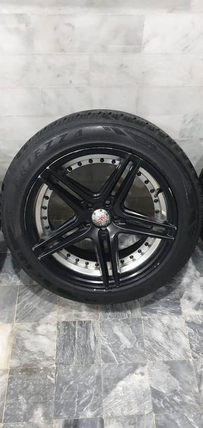 Japanese rims and tyar 17 inch