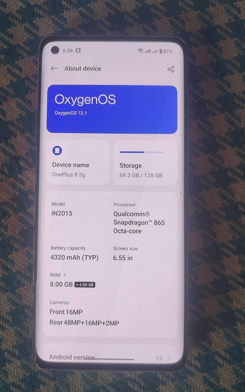 One Plus 8 0