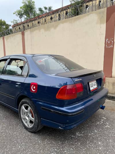 Honda Civic 1996 argent sale